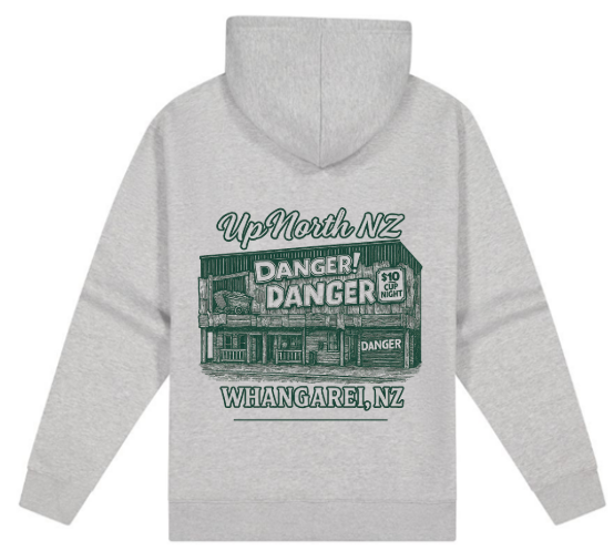 Campfire Zip Hoodie Whangarei Danger Danger