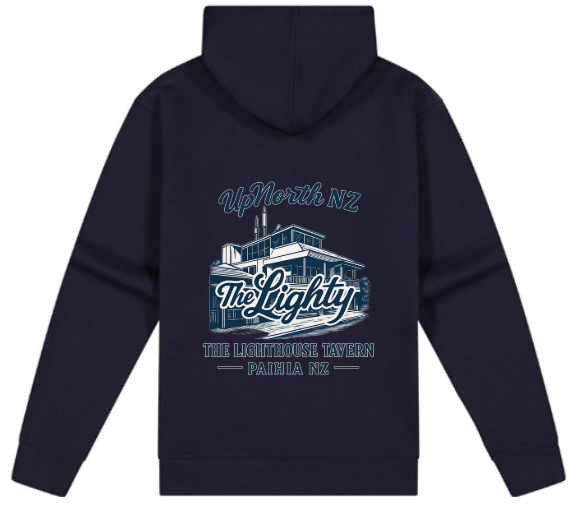 Edge Hoodie 280gsm Pahia Lighthouse