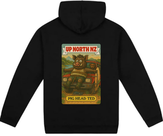 UpNorth Hoodie Pig Head Ted