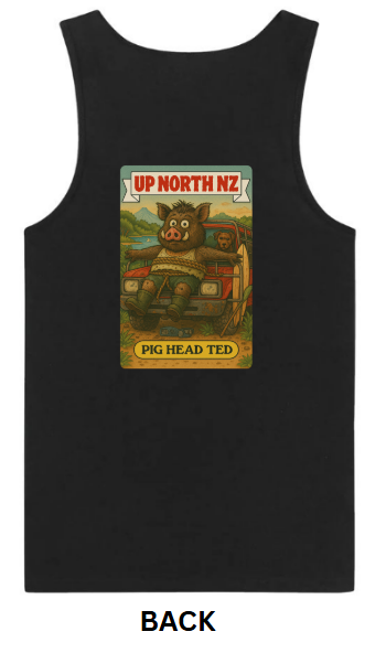 UpNorth Singlet Pig Head Ted