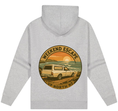 Campfire Zip Hoodie Weekend Escape
