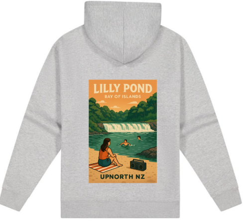 Campfire Zip Hoodie Lilly Pond
