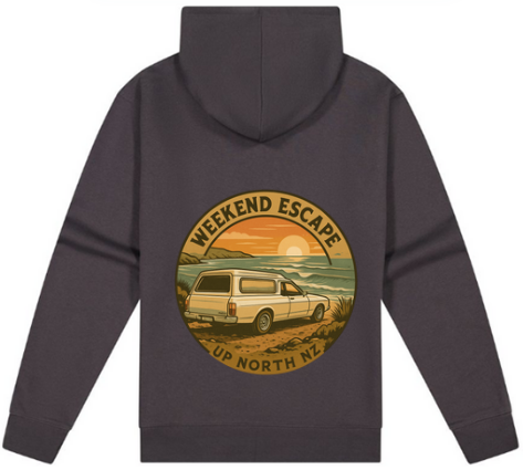 Campfire Zip Hoodie Weekend Escape