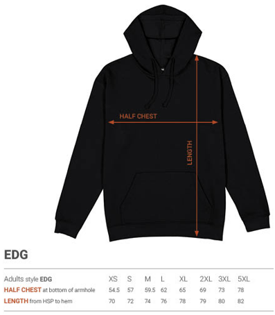 Edge Hoodie 280gsm Pig Hunter