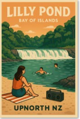 Town - LILLY POND — Up North NZ Apparel