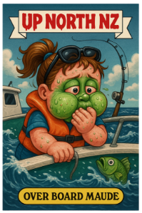OVERBOARD MAUDE — Up North NZ Apparel