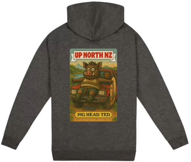UpNorth Hoodie Pig Head Ted