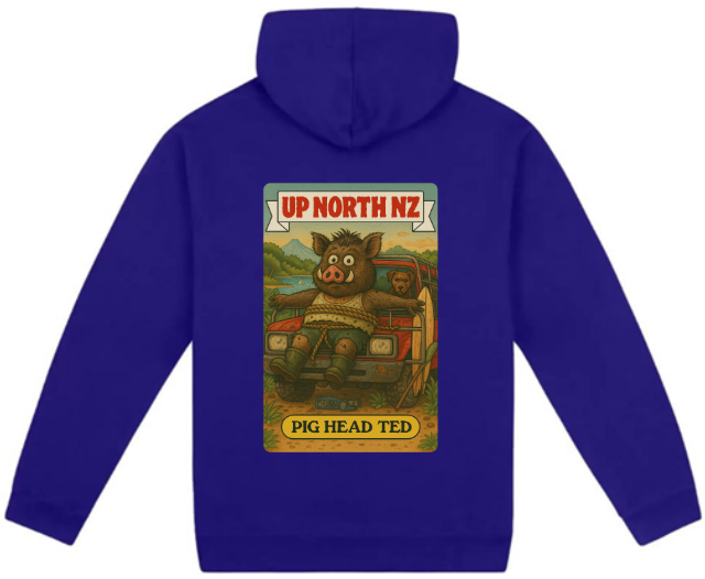 UpNorth Hoodie Pig Head Ted