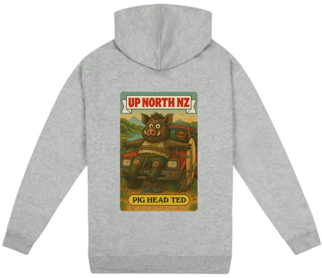 UpNorth Hoodie Pig Head Ted