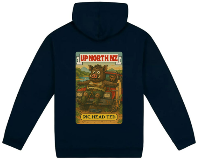 UpNorth Hoodie Pig Head Ted