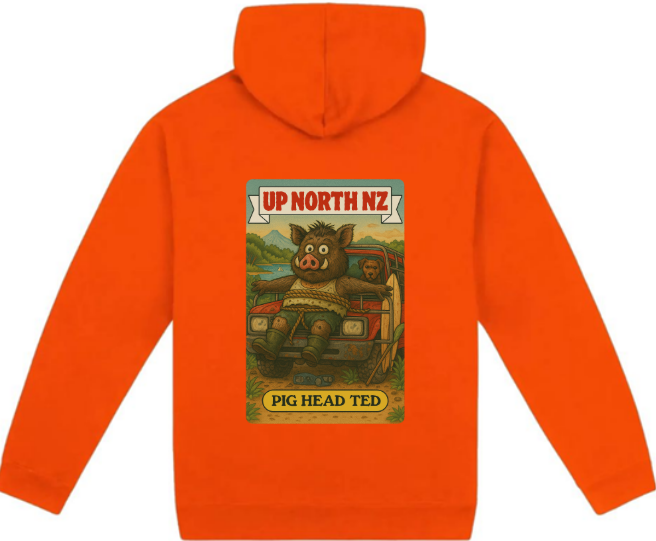 UpNorth Hoodie Pig Head Ted