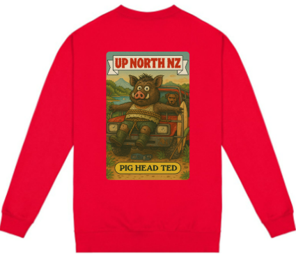 UpNorth Sweater Pig Head Ted