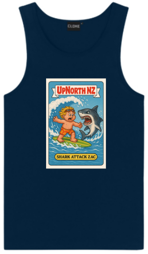 SHARK ATTACK — Up North NZ Apparel