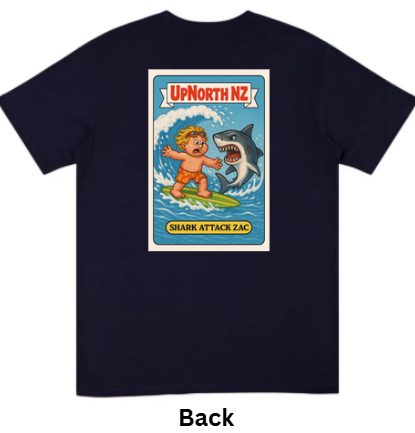 SHARK ATTACK — Up North NZ Apparel