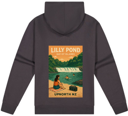 Campfire Zip Hoodie Lilly Pond