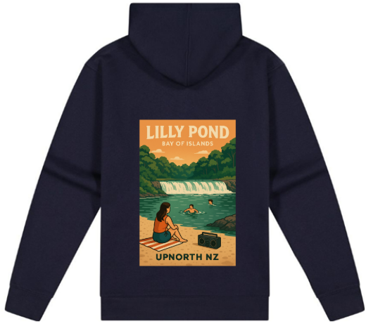 Campfire Zip Hoodie Lilly Pond