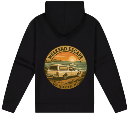 Campfire Zip Hoodie Weekend Escape