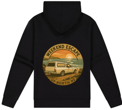 Campfire Zip Hoodie Weekend Escape