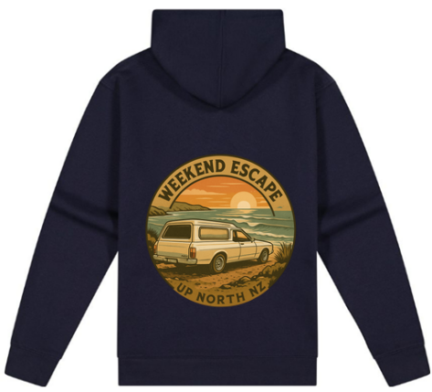 Campfire Zip Hoodie Weekend Escape